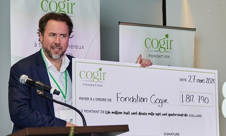 Tout un succès pour le second événement de levée de fonds de la Fondation Cogir